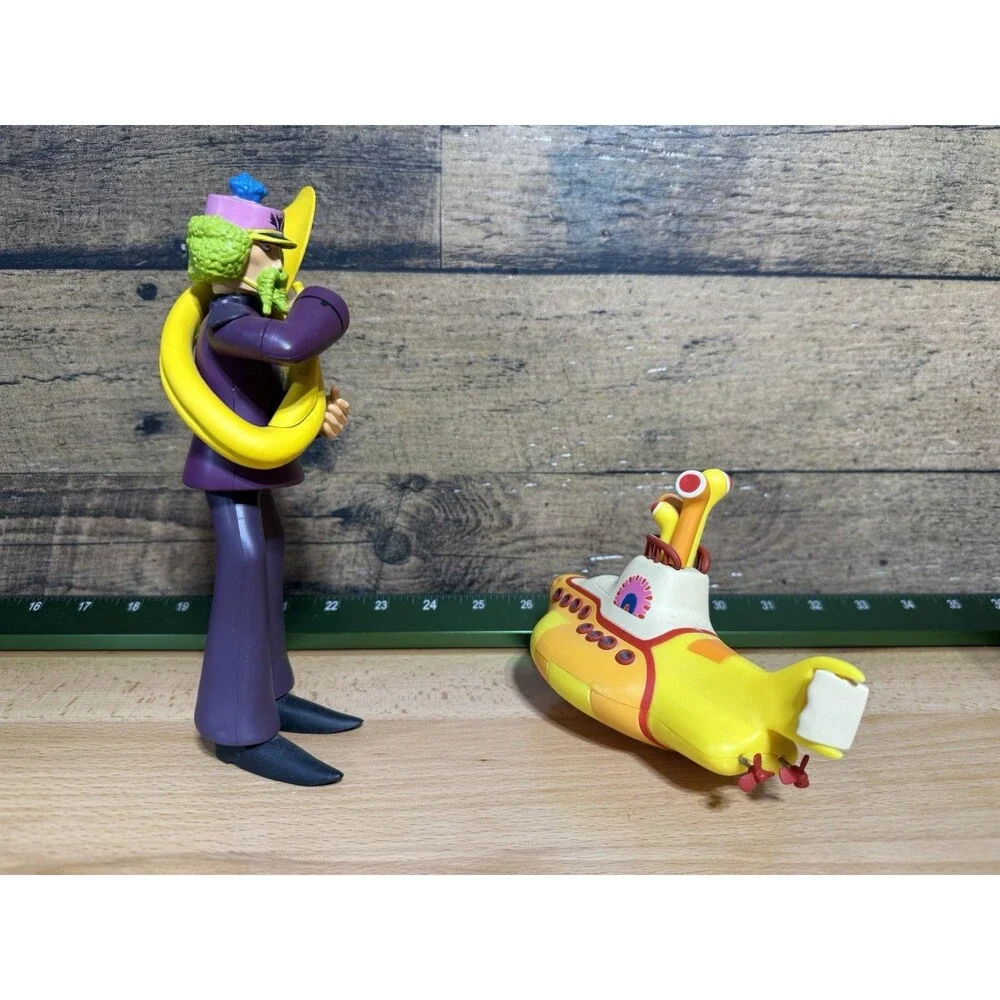 McFarlane The Beatles Yellow Submarine Figure With Submarine And Working
